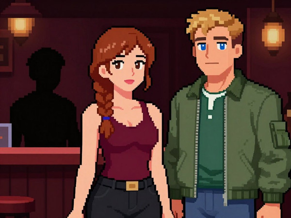 Z-Image Turbo — Speakeasy Hidden Tension — Pixel Art