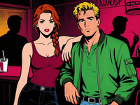 Z-Image Turbo — Speakeasy Hidden Tension — Pop Art