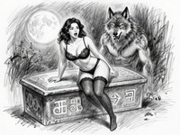 Z-Image Turbo — Moonlit Horror-Erotica Blend — Sketch