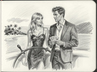 Z-Image Turbo — Luxury Yacht Romance — Sketch