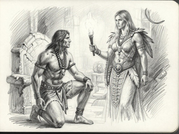 Z-Image Turbo — Tribal Guardian's Desire — Sketch