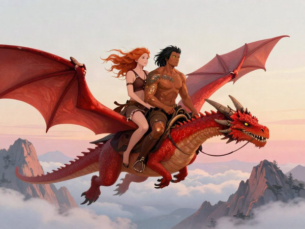 Z-Image Turbo — Dragonrider at Dawn — Soft