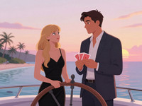 Z-Image Turbo generated image for Luxury Yacht Romance - Soft