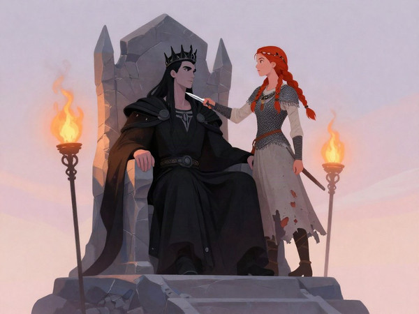 Z-Image Turbo — The Shieldmaiden and the Dark Lord — Soft
