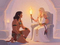 Z-Image Turbo generated image for Tribal Guardian's Desire - Soft