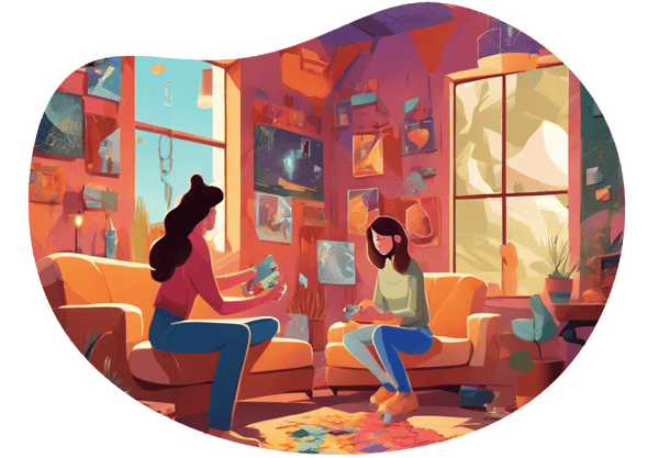 Interactive Escape Room Date date idea illustration