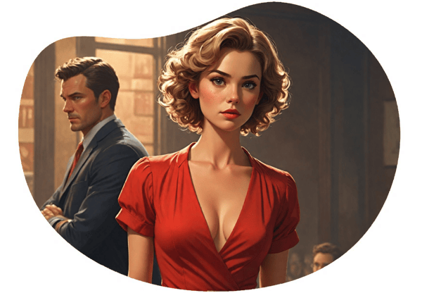 Interrogation Night date idea illustration