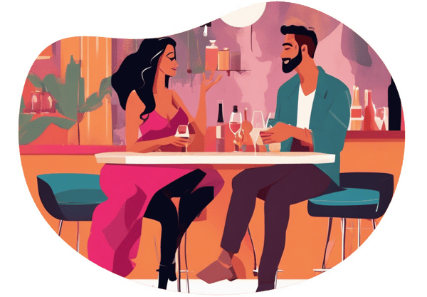 Kinky First Date date idea illustration