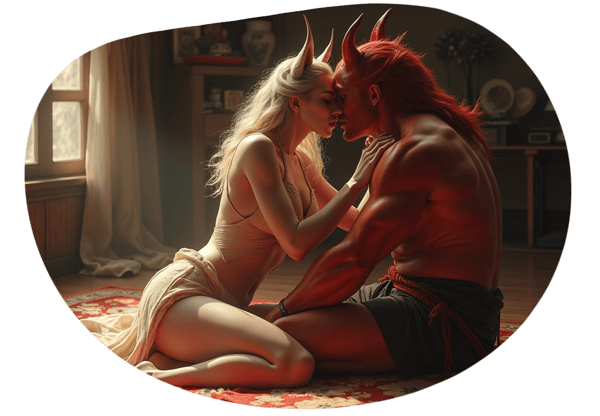 Kitsune's Devouring Desire date idea illustration