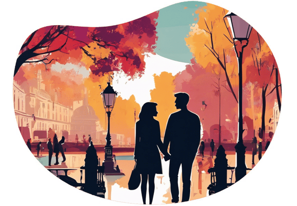 London Free Romantic Outdoor Date date idea illustration