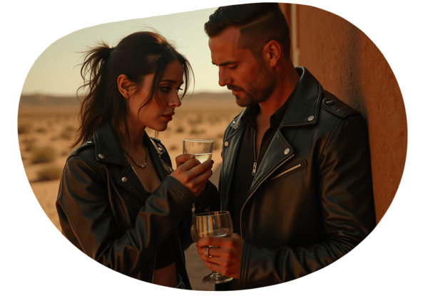 Mafia Boss and the Innocent Punk Girl date idea illustration