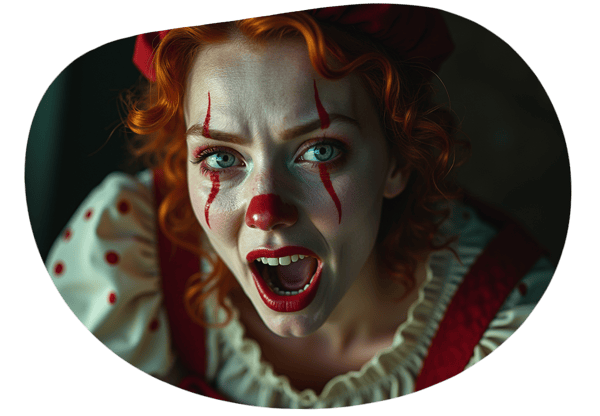 Medieval Clown Terror date idea illustration