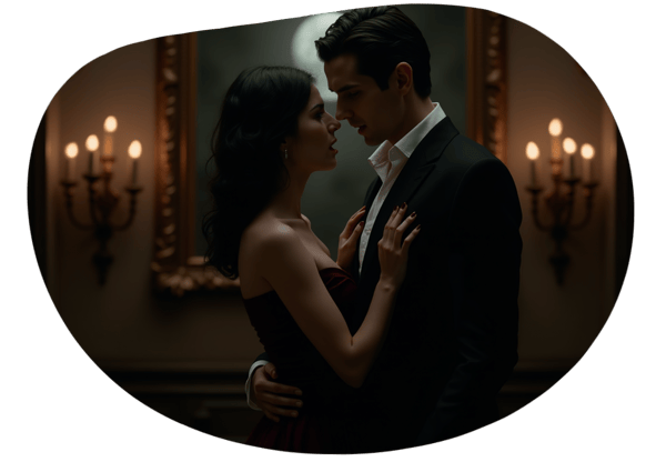 Midnight Embrace: A Vampire's Seduction date idea illustration