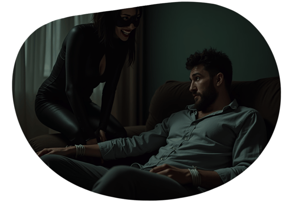 Midnight Masquerade Murder date idea illustration