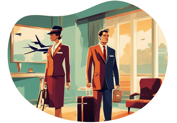 Mile High Club Fantasy date idea illustration
