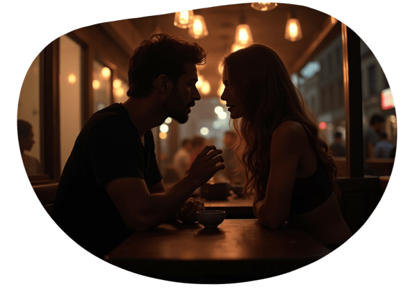 Mistaken Identity: A Blind Date Escape date idea illustration