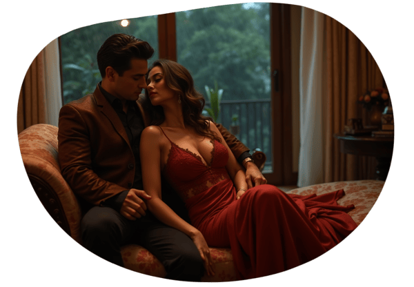Monsoon Passion: A Sensual Indian Escape date idea illustration