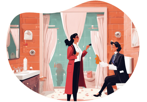 Naughty Academia: Detention Dilemma date idea illustration