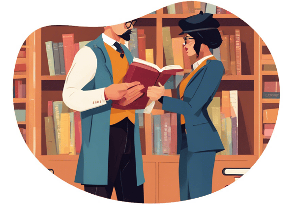 Naughty Class After Hours date idea illustration