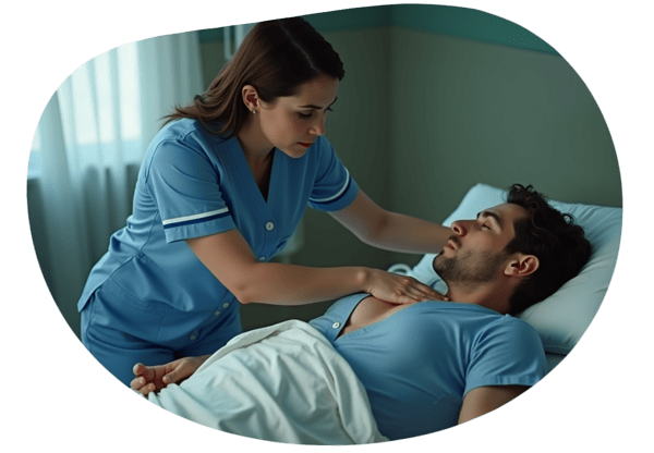 Naughty Nurse's Treatment date idea illustration