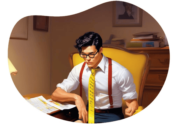 Naughty Student and Strict Tutor date idea illustration
