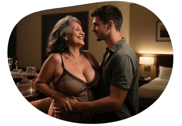 Noite de Sedução e Proibição com Andrea date idea illustration