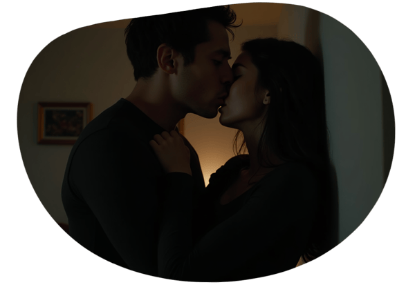 Obsessed Stranger in the Shadows date idea illustration