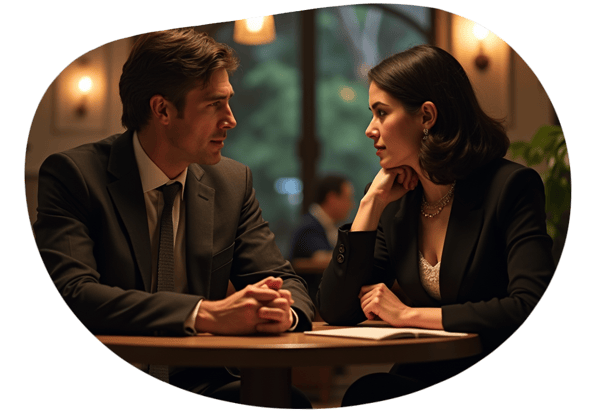 Online Temptation date idea illustration
