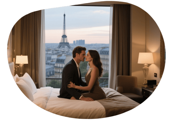 Parisian Night of Passion date idea illustration