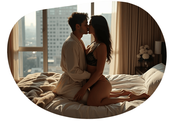 Penthouse Passion date idea illustration
