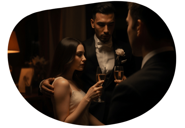 Pimp's Seductive Transformation date idea illustration