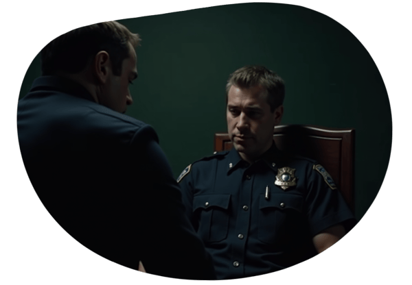 Policeman's Discipline: Teaching a Troubled Young Man a Lesson date idea illustration