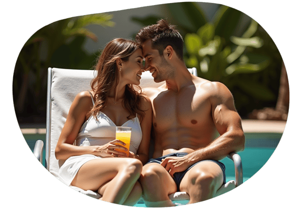 Pool Boy's Secret Service date idea illustration