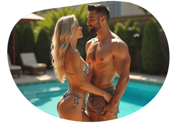 Pool Boy's Secret Service date idea illustration