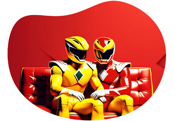 Power Rangers Roleplay date idea illustration