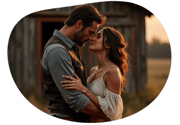 Ranch Seduction: City Girl's Rural Adventure date idea illustration