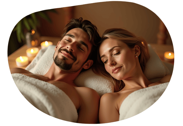 Relaxing Spa Retreat for Two in Brussels date idea illustration