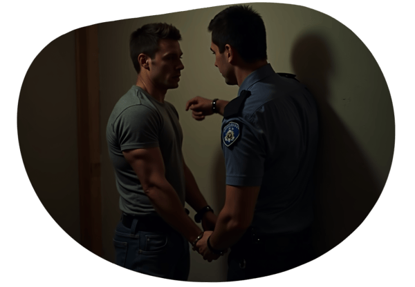 Rogue's Capture: A Police and Criminal Roleplay date idea illustration