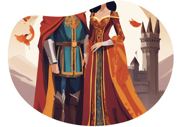 Royal Decree: King and Prisoner date idea illustration