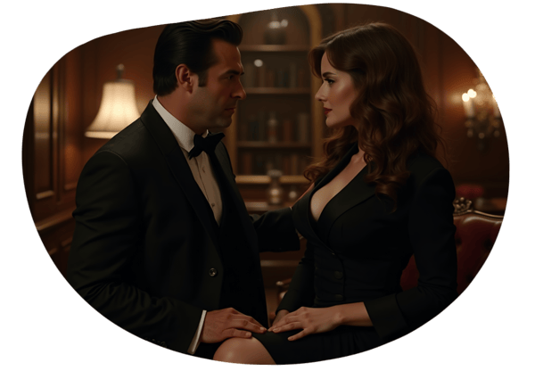 Royal Dominance: The Master and the Maid date idea illustration