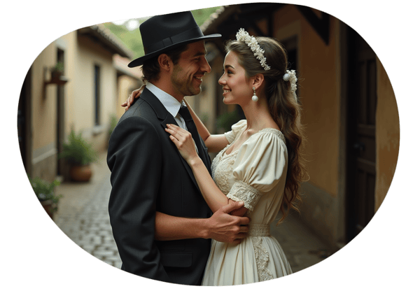 Rural Seduction: A Village Affair date idea illustration