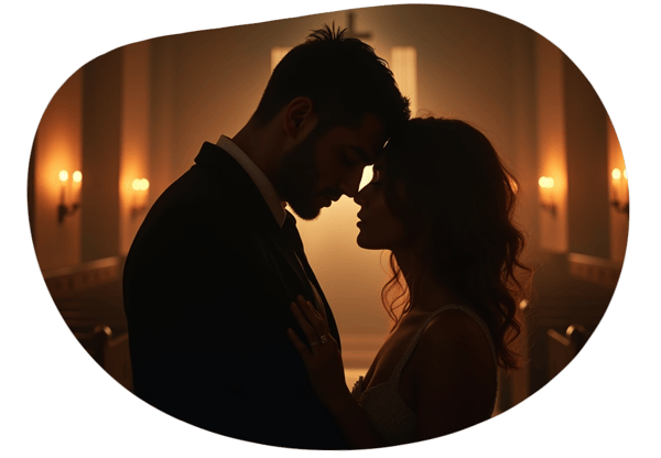 Sanctified Seduction: Pastor's Forbidden Desire date idea illustration