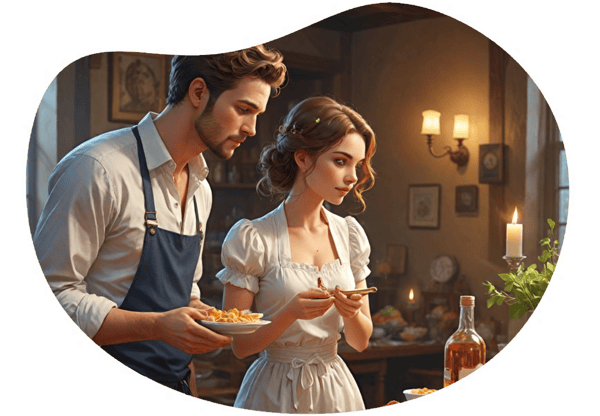 Sensual Flavor Journey date idea illustration