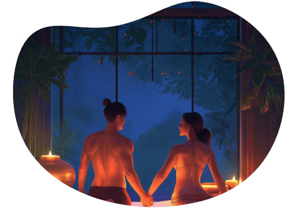 Sensual Sound Bath Experience date idea illustration