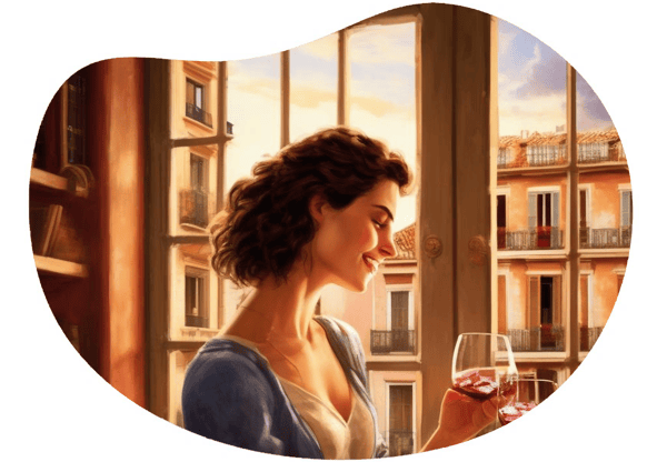 Spanish Seduction date idea illustration