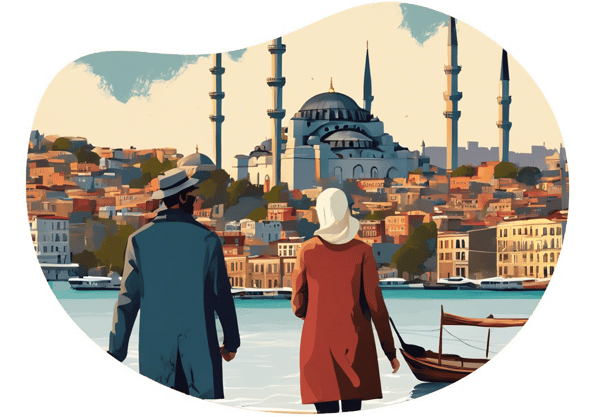 Sultanahmet Walking Tour date idea illustration