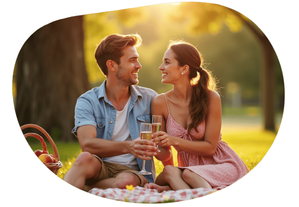 Sunday Afternoon Picnic Date date idea illustration