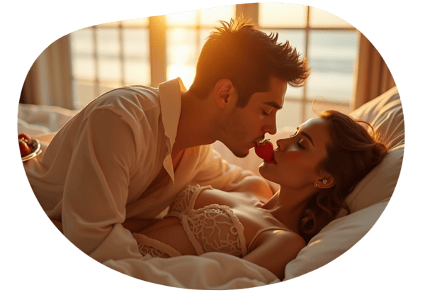 Sunday Morning Seduction at the Beach House date idea illustration