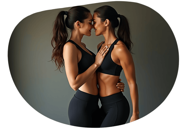 Sweaty Sessions with the Personal Trainer date idea illustration