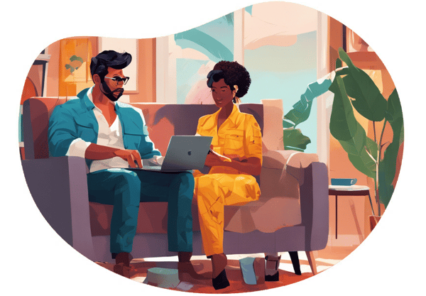 Swift Romance: Songwriter and Superfan date idea illustration